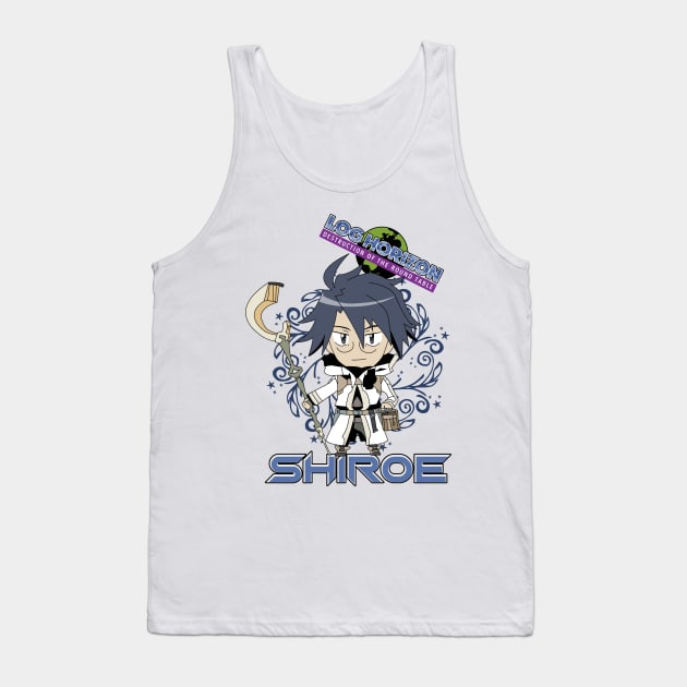 Log Horizon Cute Chibi Shiroe Tank Top by oneskyoneland